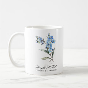 Caneca De Café Não Me Esqueça - Verdadeiro Amor E Fiabilidade