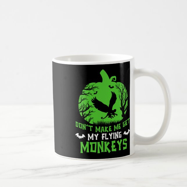Caneca De Café Não me faça pegar meus macacos voadores Testemunha (Direita)