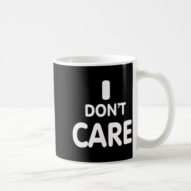 Caneca De Café Não Me Importa (Direita)