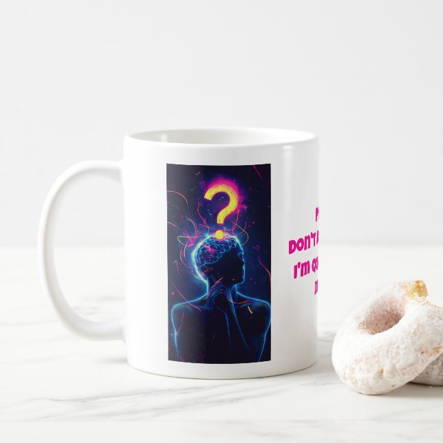Caneca De Café Não me incomode muito (Com Donut)