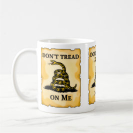 Caneca De Café Não me pise na camiseta