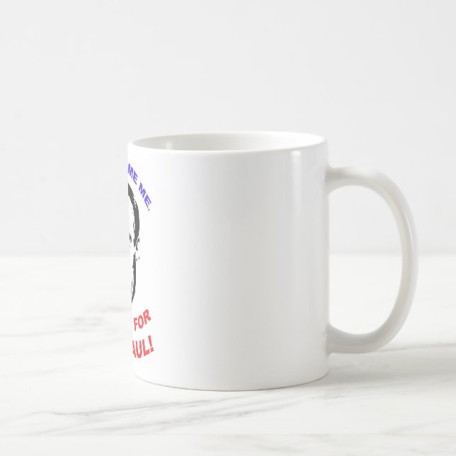 Caneca De Café Não me responsabilize. Eu votei para Ron Paul! (Direita)