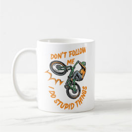 Caneca De Café não me siga bicicleta de montanha engraçada