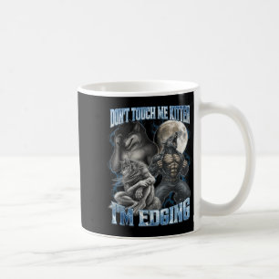 Caneca De Café Não Me Toque Gatinho Estou no Limite Engraçado Lob