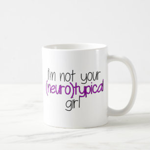 Caneca De Café Não menina de Neurotypical