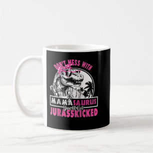Caneca De Café Não mexa com o Mamasaurus, você vai pegar Jurassch