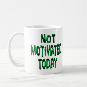 Caneca De Café Não Motivado