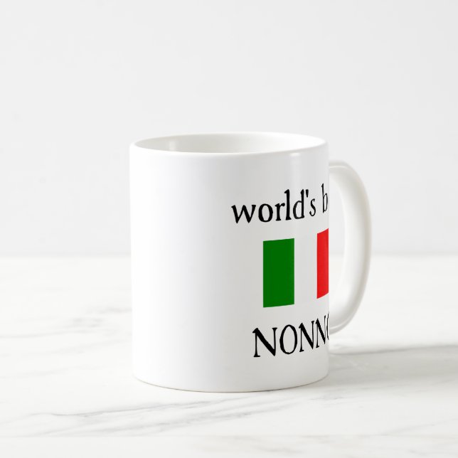 Caneca De Café Não-nenhum café com presente italiano (Frente Esquerda)