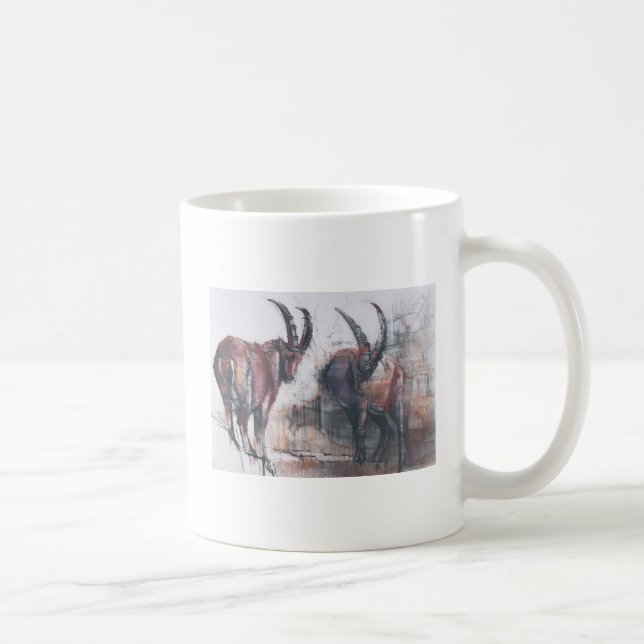 Caneca De Café Não olhe para baixo (Direita)
