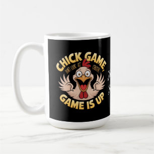 Caneca De Café Não olhe para o frango o jogo engraçado