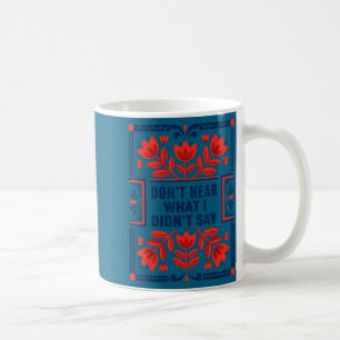 Caneca De Café Não ouça o que eu não disse consciência do autismo