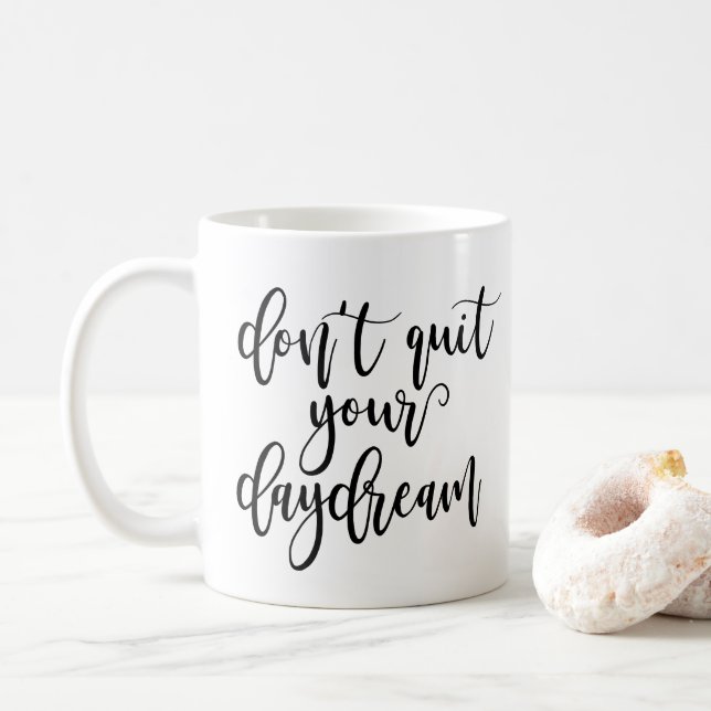 Caneca De Café Não pare seu Daydream (Com Donut)
