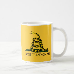Caneca De Café Não Passe em Mim Bandeira Gadsden Militar Históric