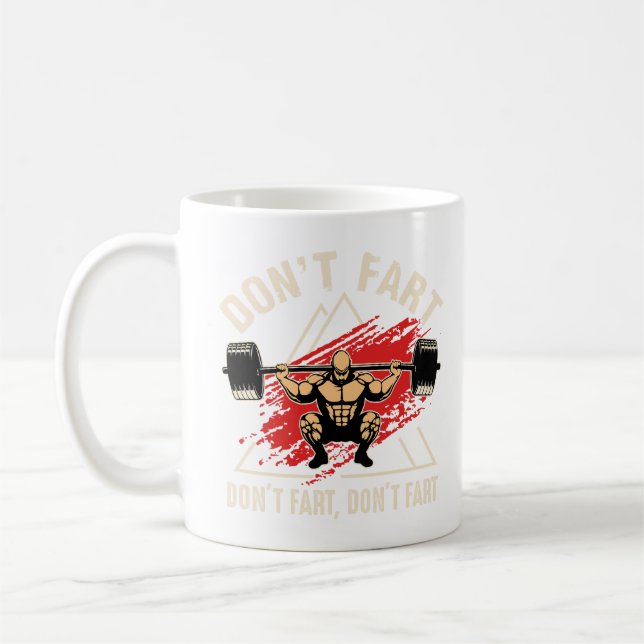 Caneca De Café Não peidar (Esquerda)