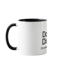 Caneca de Café 'Não Perturbe' Divertida - Caneca S