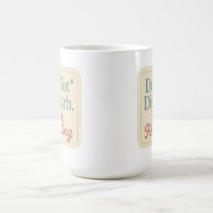 Caneca De Café Não perturbe, estou a cicatrizar o adesivo
