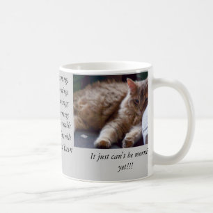 Caneca De Café Não pode ser manhã