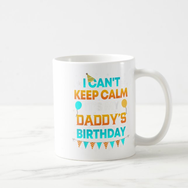 Caneca De Café Não posso ficar calmo. É a minha parte do presente (Direita)