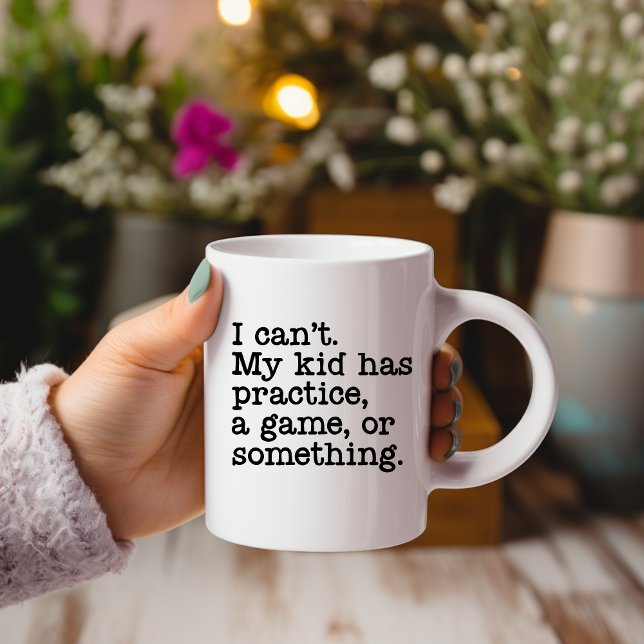 Caneca De Café Não posso, meu filho tem prática... (Criador carregado)