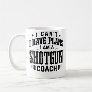 Caneca De Café Não Posso, Tenho Planos Espingarda Treinador Engra