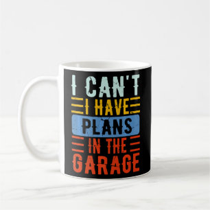 Caneca De Café Não posso ter planos no mecânico de garagem