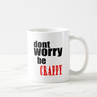 Caneca De Café Não preocupe a piada feliz m inábil das citações
