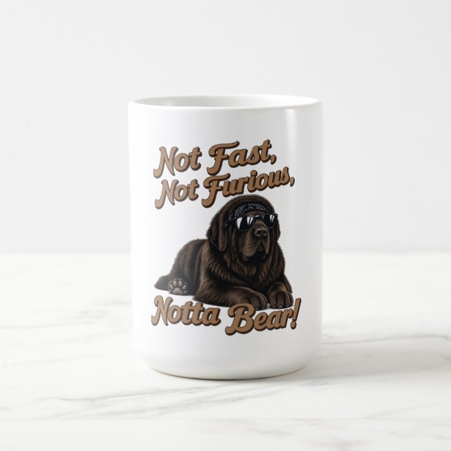 Caneca De Café Não Rápido, Não Furioso, Não é Urso (Centro)