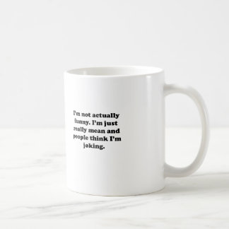 Caneca De Café Não realmente engraçado
