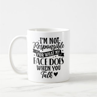 Caneca De Café Não Responsável Ofensivo Sarcástico Engraçado