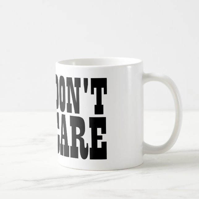 Caneca De Café não se importe a caneca do café ou do chá (Direita)