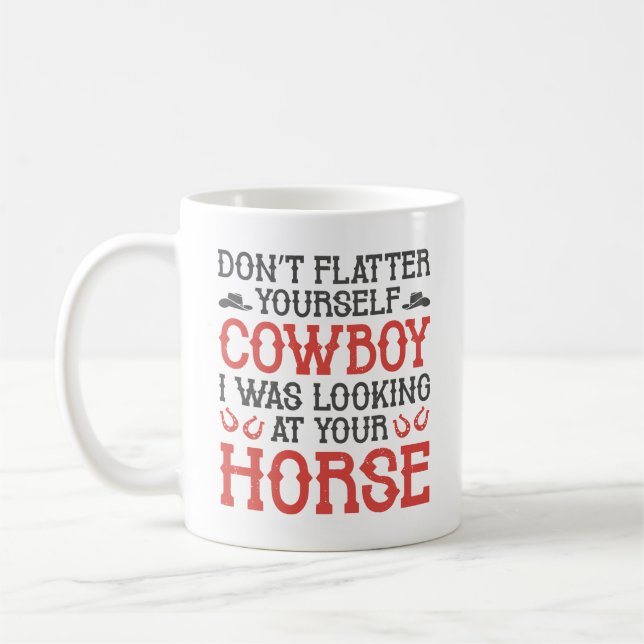 Caneca De Café Não se meta em seu cowboy (Esquerda)