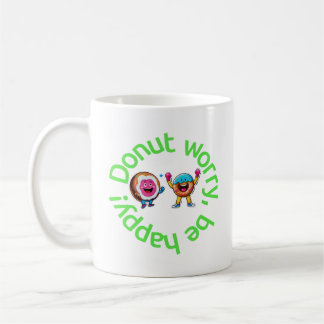 Caneca De Café Não se preocupe, seja feliz.