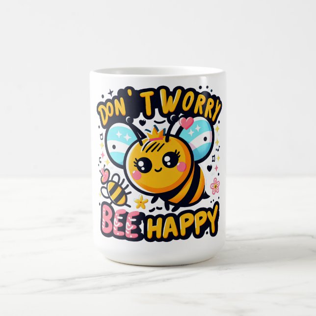 Caneca De Café Não se preocupe, seja feliz (Centro)
