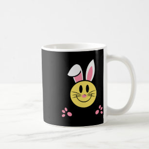 Caneca De Café Não se preocupe seja feliz rosto sorridente coelho