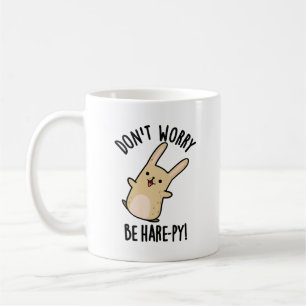 Caneca De Café Não se preocupe, seja Lebre-ppy Piada de Coelho En