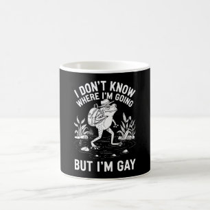 Caneca De Café Não sei para onde vou, mas sou Gay