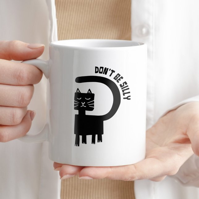 Caneca De Café Não seja Testemunha de Gato Engraçado com Café Bob (Criador carregado)