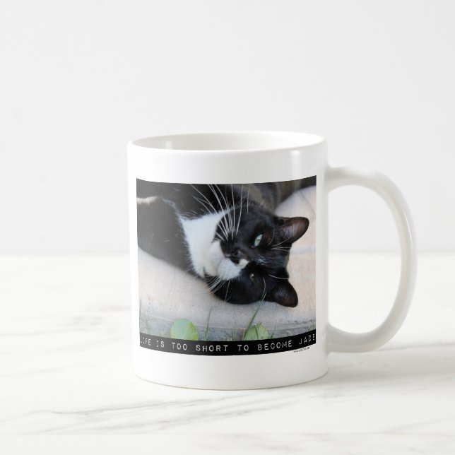 Caneca De Café Não Seja Um Gato Engraçado (Direita)