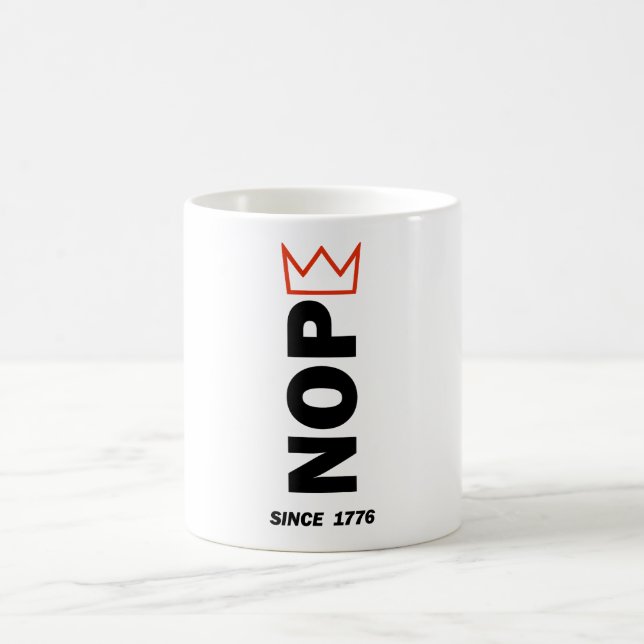 Caneca De Café NÃO. Sem Reis. (Centro)