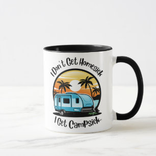 Caneca de Café 'Não Sinto Saudade de Casa'