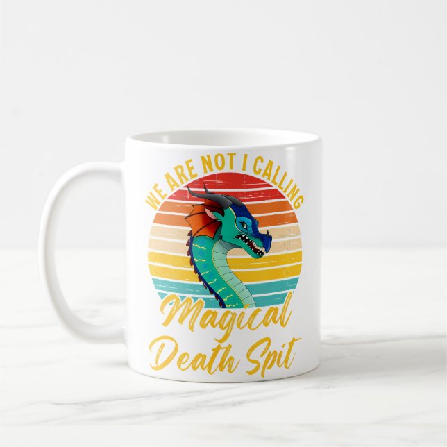 Caneca De Café Não Somos Eu Chamando Magical Death Spit (Esquerda)