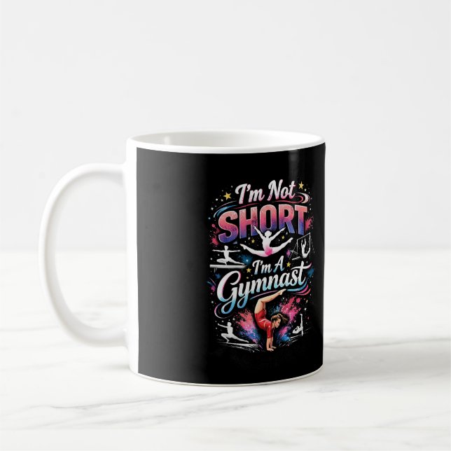 Caneca De Café Não Sou Baixo, Sou Ginasta (Esquerda)
