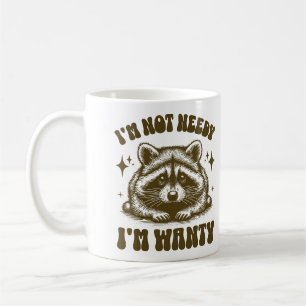 Caneca De Café Não sou necessitada, sou desejada Citação engraçad