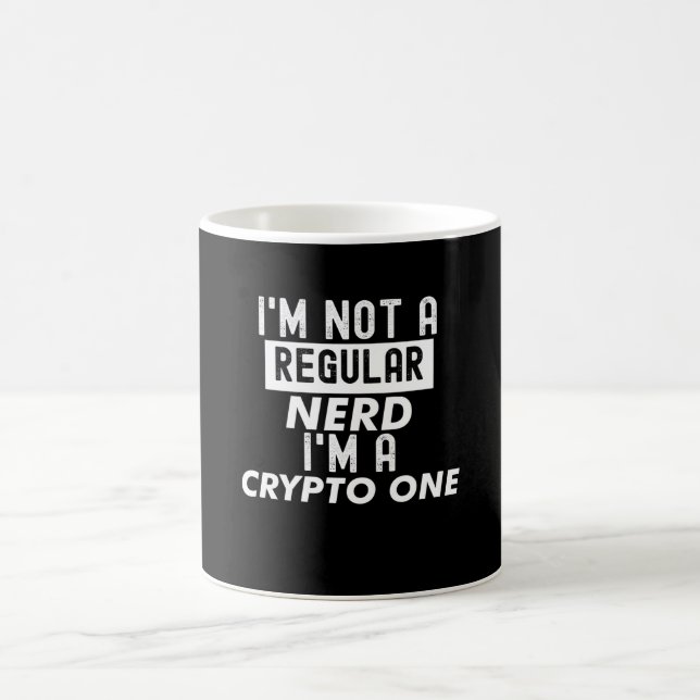 Caneca De Café Não sou Nerd. Sou o Nerd Crypto. (Centro)