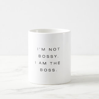 Caneca De Café Não sou o Bossy. Sou o Chefe.