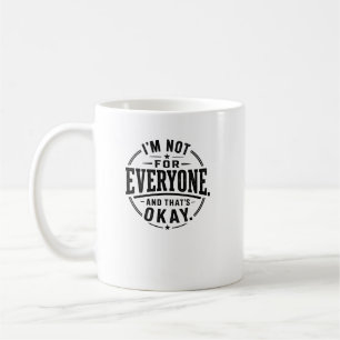 Caneca De Café Não Sou Para Todos E Isso Está Bem Vintage Retro