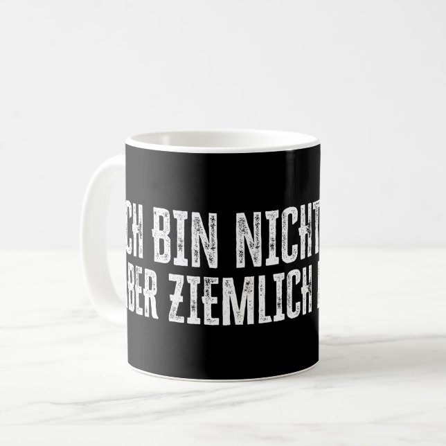 Caneca De Café Não sou perfeito – mas estou bem perto! (Frente Esquerda)