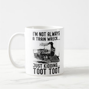 Caneca De Café Não Sou Sempre Um Desastre Total Brincadeira