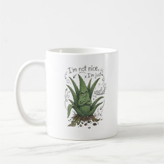 Caneca De Café Não Sou Simpática, Sou Útil – Humor de Planta Engr