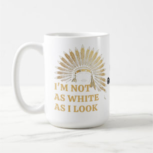 Caneca De Café Não Sou Tão Branco Quanto Pareço Celebre Suas Raíz